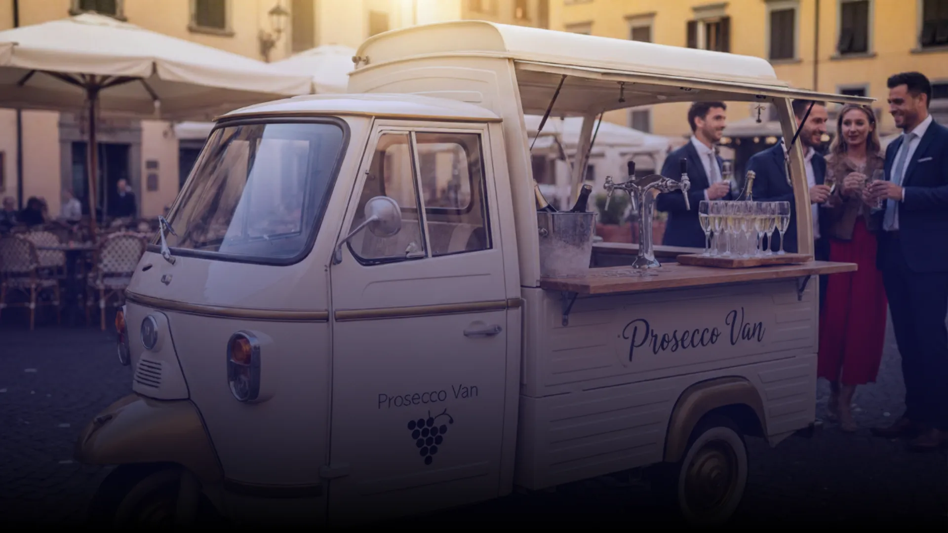 Prosecco van v meste Košice